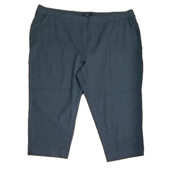 Torrid Pull On Pants Gray Stretchy Comfy Womens 6X or 30 Short - Picture 1 of 10